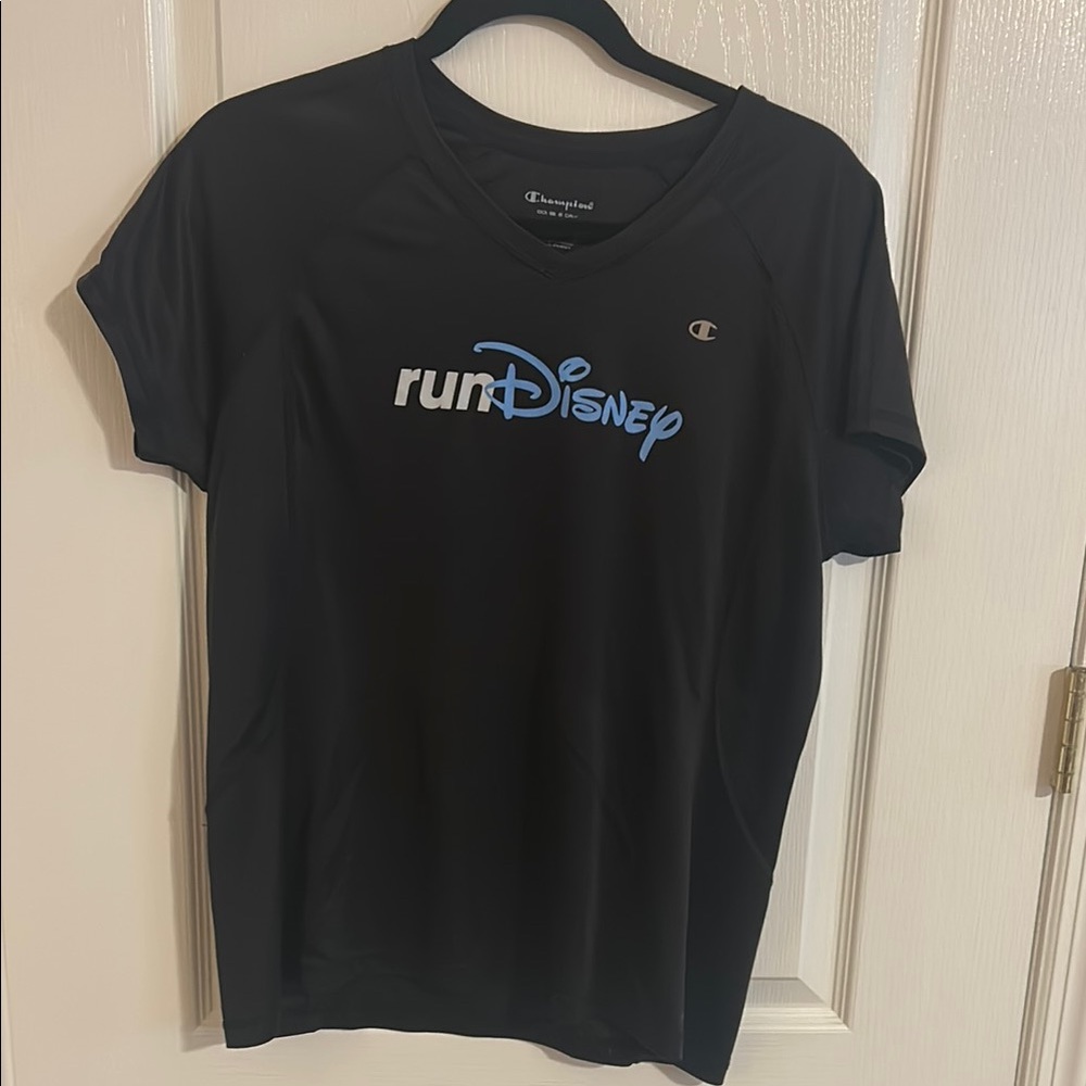 Champion Black Run Disney Men's Tee